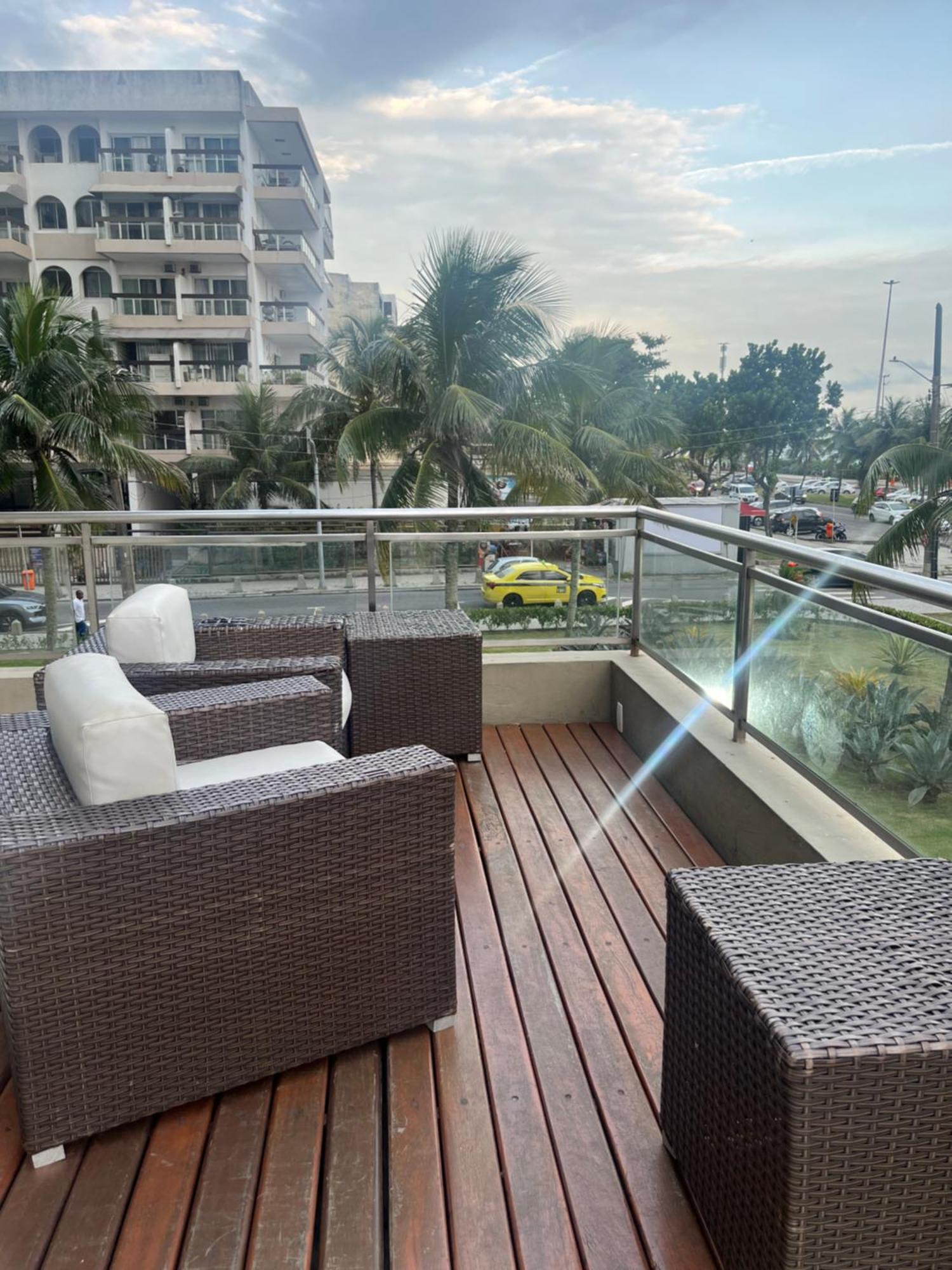 ריו דה ז'ניירו Apto Barra Da Tijuca Frente Pro Mar מראה חיצוני תמונה
